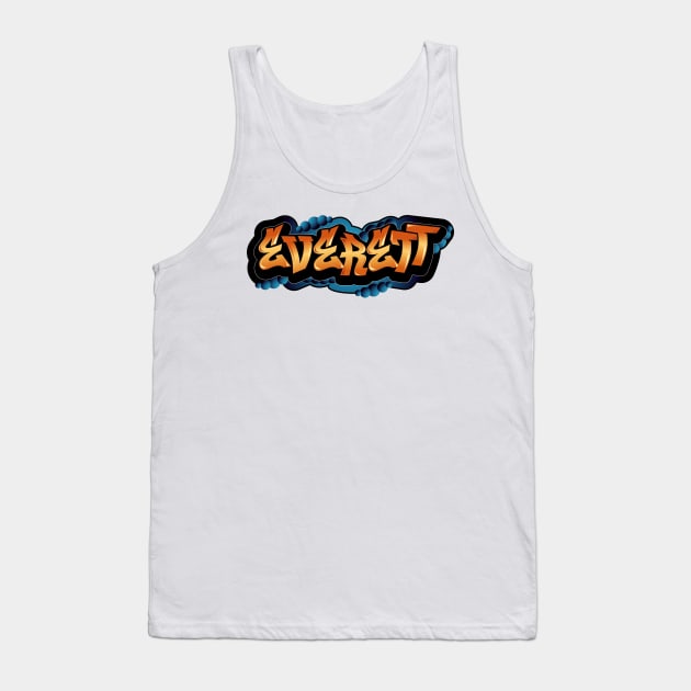 EVERETT Tank Top by WildMeART